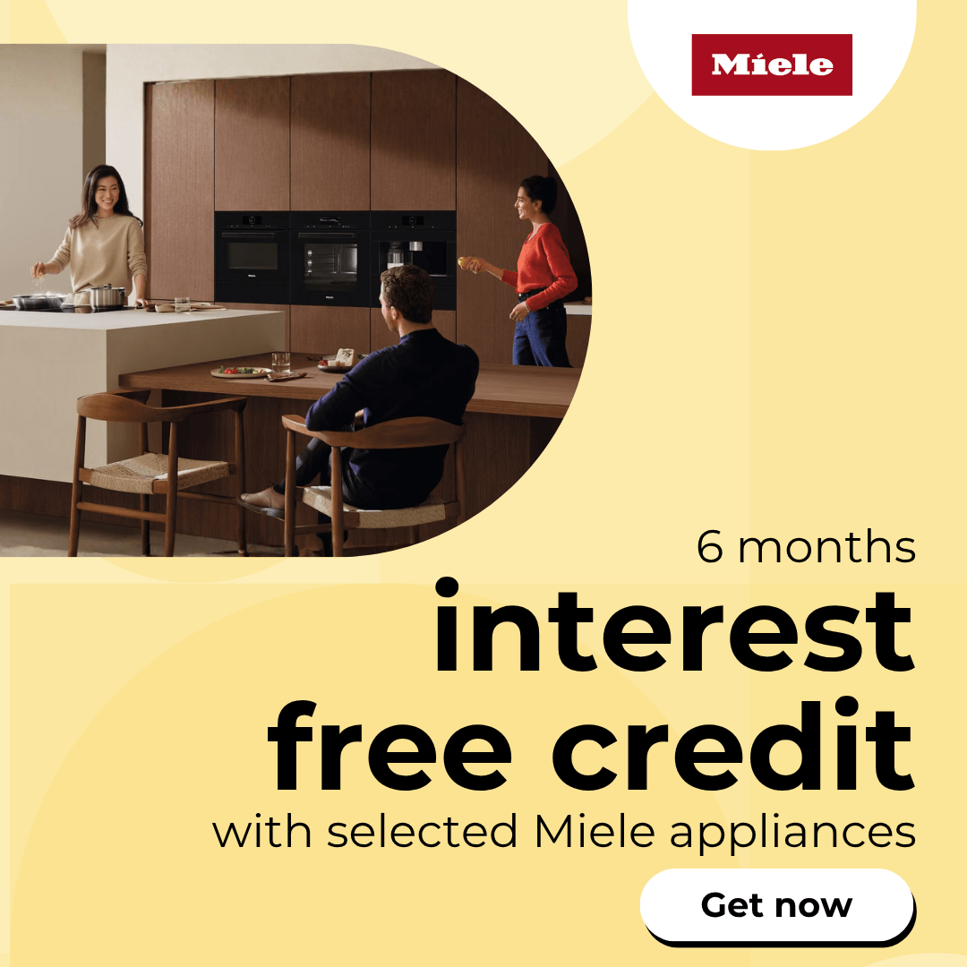 6 months interest free credit with selected Miele appliances